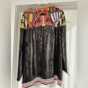 Nasty gal country western sequin shirt
